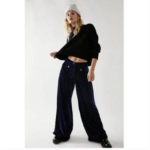 Free People Lotus Velvet Pants 29 NWT